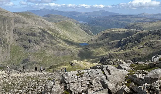 Scafell Pike via Brown Tongue from Wasdale Green - Climb Scafell Pike