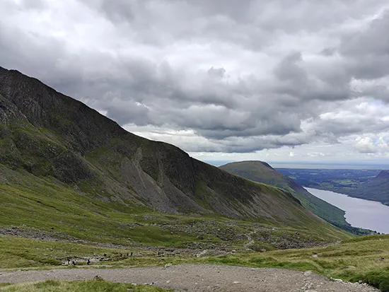 Scafell Pike via Brown Tongue from NT Lake Head Car Park Wasdale - Climb Scafell Pike